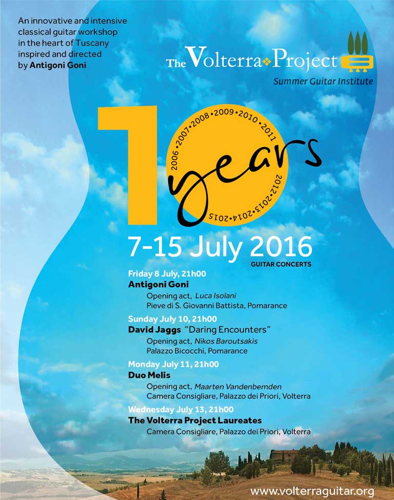 (7-15/7) The Volterra Project 2016: 10 Χρόνια του σεμιναρίου